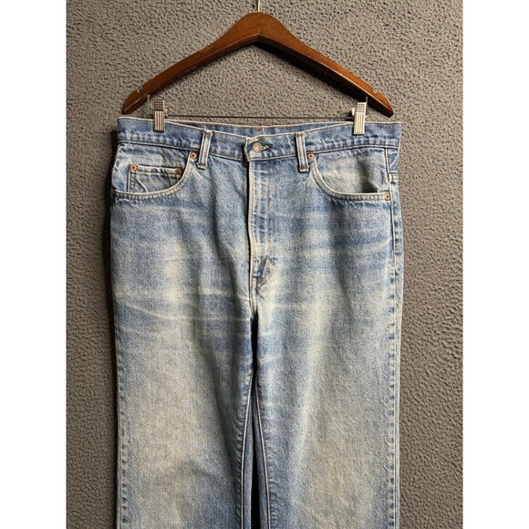 Levi’s 517 0217 Jeans 35x31 Bootcut Flare Made in USA Vintage 1970s Talon Zip - Picture 11 of 16